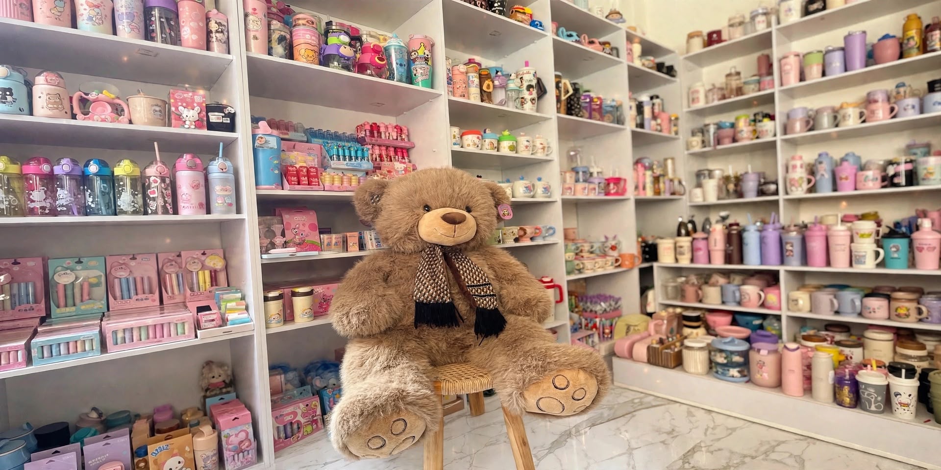 Tienda Felpitta's con peluches y artículos kawaii